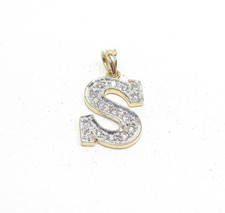 9ct Gold Initial S Letter