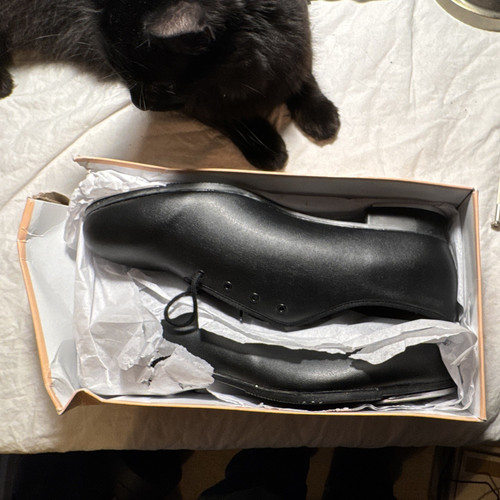 Bloch black leather - black, lace-up