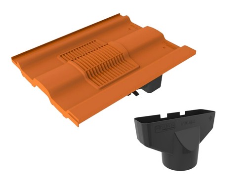 Timloc castellated tile - vent,
