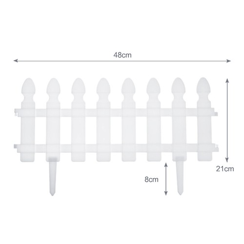 Pcs white plastic - 4/8/12,