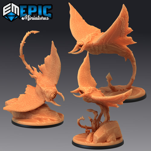 Manta ray dnd miniatures - manta,