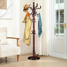 Wood Coat Rack Freestanding