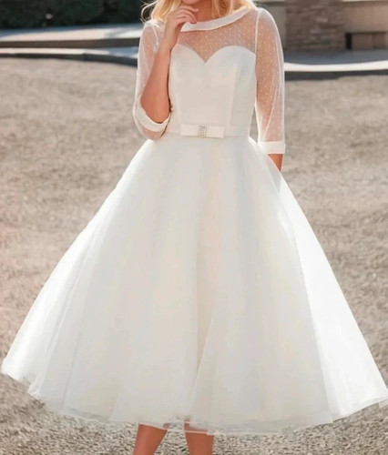 Stunning tea length wedding - stunning,