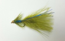 3 x GOLD HEAD BLUE FLASH