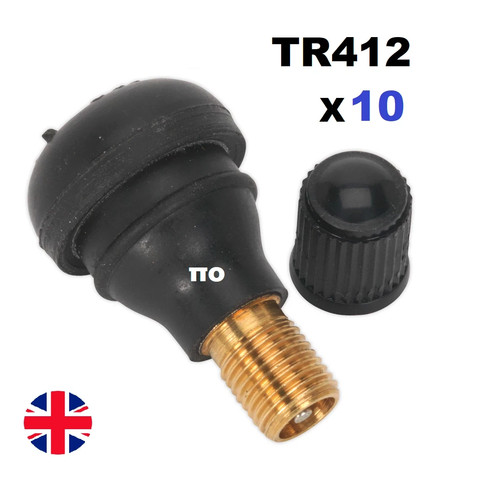 10x tr412 brass tubeless tyre - tr412,