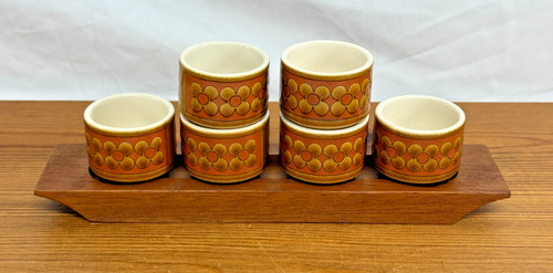 Vintage hornsea saffron egg - saffron,