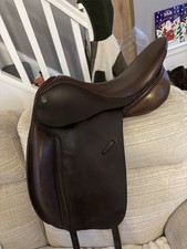 Exselle brown dressage saddle
