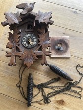 Vintage West Germany Cuckoo Clock By J Gelger Jeweller Heidelberg Untested