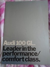 Audi 100 GL range brochure Aug