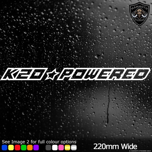 K20 powered sticker car window - sticker,