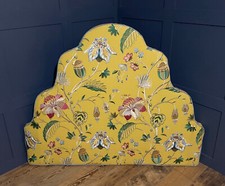 A Brand New Scallop Shaped Kingsize (5ft) Headboard - GP & J Baker Fabric