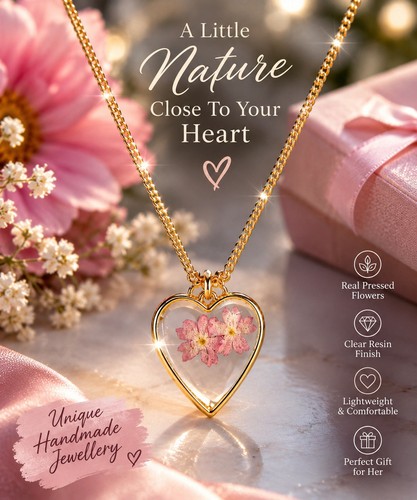 Heart pendant necklace ring - pendant,