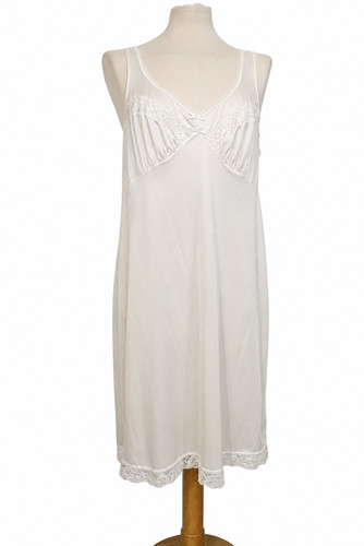 Vintage white nylon full - 16,