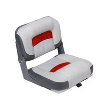 BOAT MARINE BASS BOAT FISHING CENTRE BENCH SEAT GREY & RED 75133 yacht speedboat