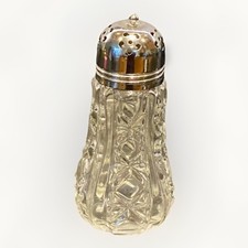 Vintage Cut Glass Sugar Shaker
