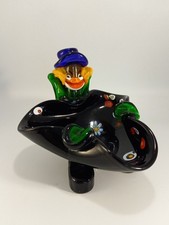 Murano Glass Millefiori Detail Venetian Clown Freestanding Decorative Ashtray