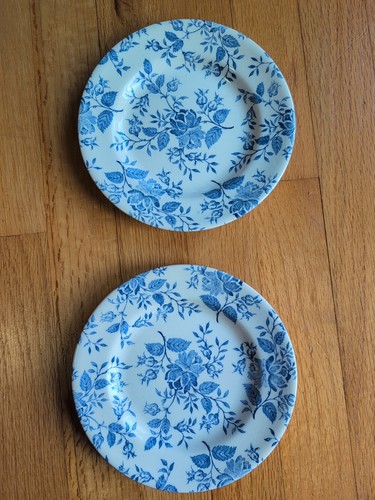 Set cobalt blue chintz - of, 2
