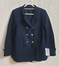 Zara Navy Blue Military Blazer