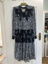 Exquisite Ossie Clark with Celia Birtwell Print Dress, Rare Vintage, Size 10 
