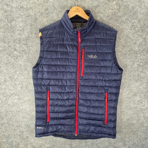 Rab gilet mens blue pertex - gilet,
