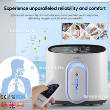 120W 1L-8L/Min Air Purifier Portable 93% OXYGEN Home Use LED Touch Screen Board
