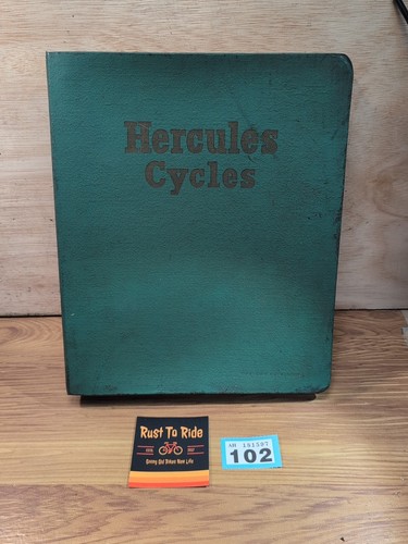Vintage bicycle book hercules - vintage,
