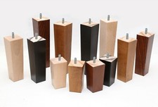 4x Wooden Furniture Tapered