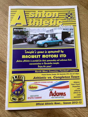 Ashton athletic congleton - athletic,