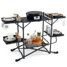 COSTWAY Camping Kitchen Table