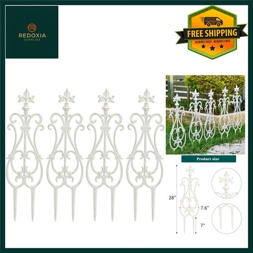 Elegant cast iron garden fence - elegant,
