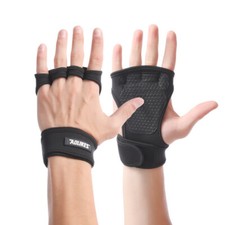 Workout Gloves Men Wrist Support Weight Lifting Body Fitness Training Gym Straps