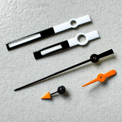 Hands set black orange - black,
