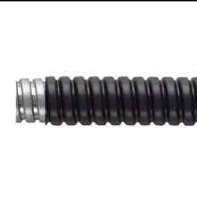 FLEXIBLE CONDUIT METAL PVC COATED 20mm & 25mm - lengths, Adaptors & Saddles.