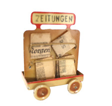 AC4550A: Vintage Kibri 0/1 Gauge Platform Newspaper Trolley