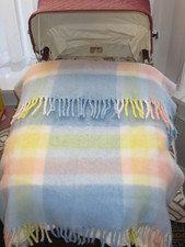 Baby Blanket Vintage Fringed
