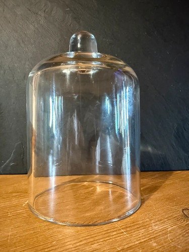 Heavy glass dome bell - glass,