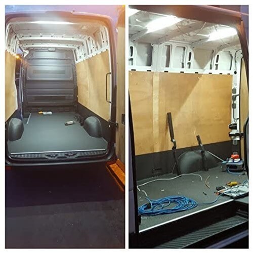 Bright interior led van - led, load