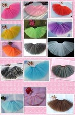 Girl's tutu skirt 3 Layer Petticoat Tutu ballet party Skirt Dress Up 1-5 Years