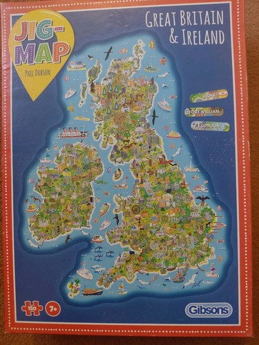 Jig map great - great, britain