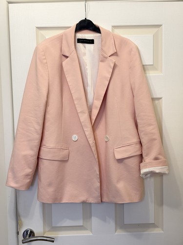 Zara light pink blazer - , size