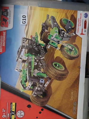 Meccano motorised vehicle - meccano,