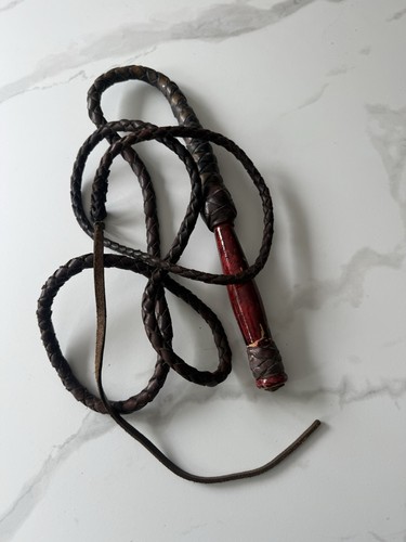 Genuine antique leather - antique, bull