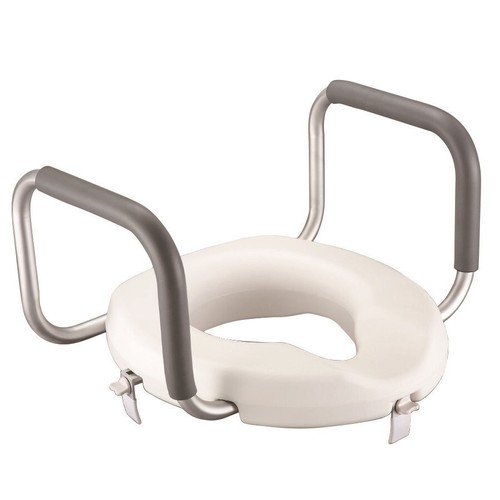 Raised toilet seat high - raised,