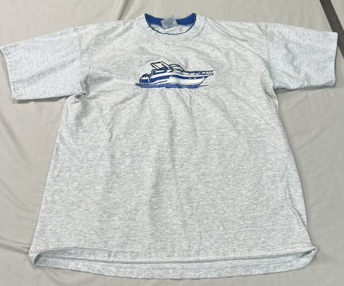 Vintage embroidered boat - vintage,