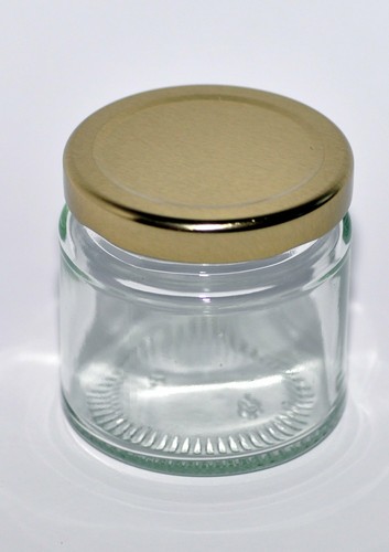 Round jar glass - glass, marmalade