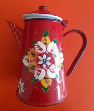 Vintage Retro 1L Red Metal
