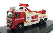 Oxford Diecast 1/76 Scale VOL06REC - Westons Volvo FH Recovery Truck - White