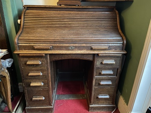 Lebus desk antique oak - desk,