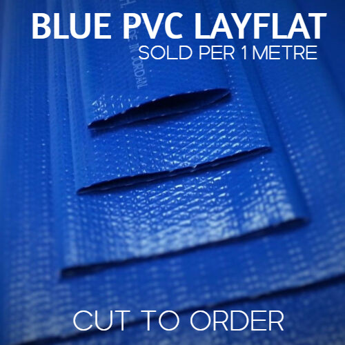 Blue pvc layflat hose pipes - layflat,