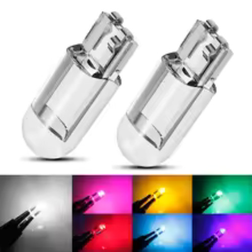 10pcs t10 led white - white, light